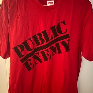 Supreme Red Cotton Tee